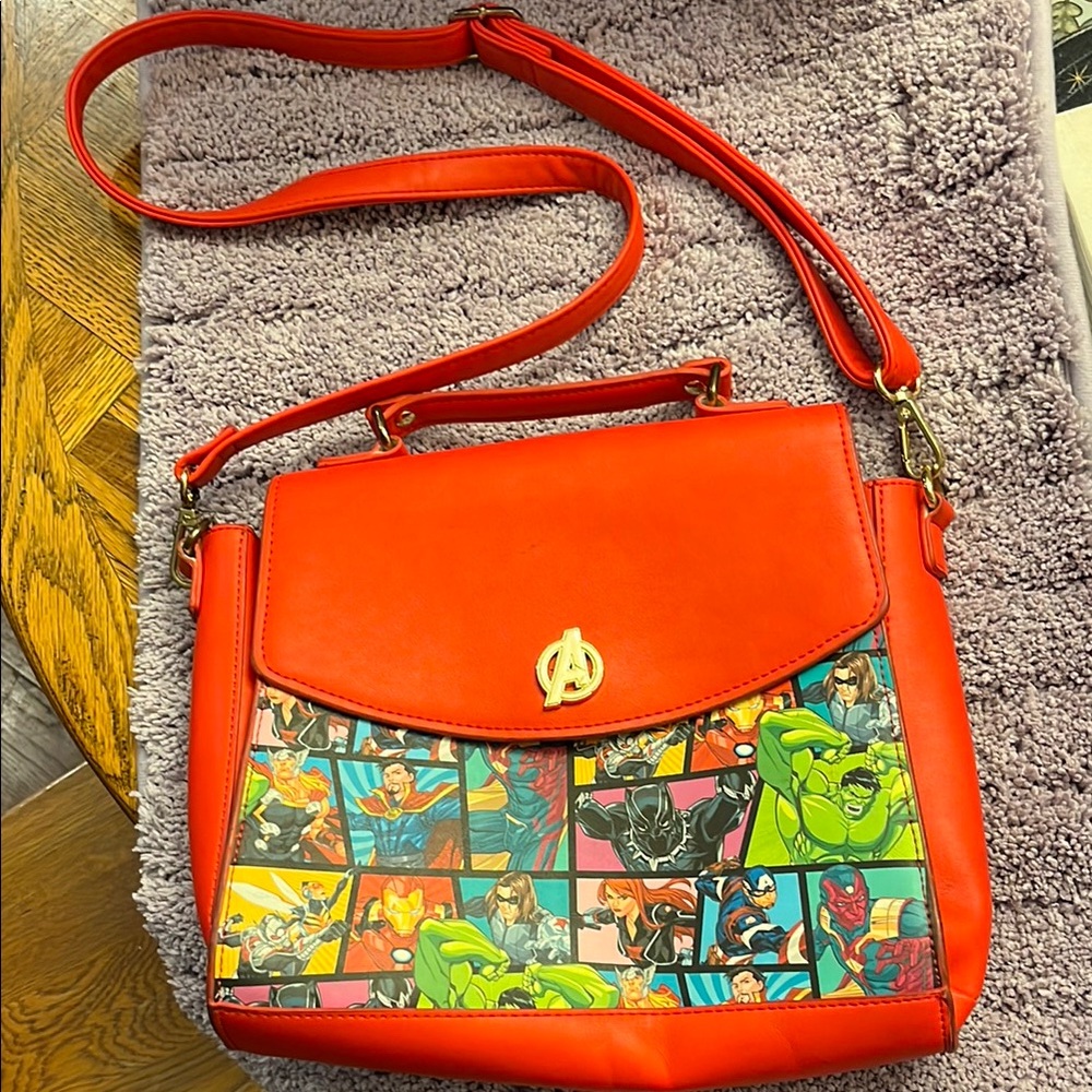 Marvel Avengers Red Crossbody Bag